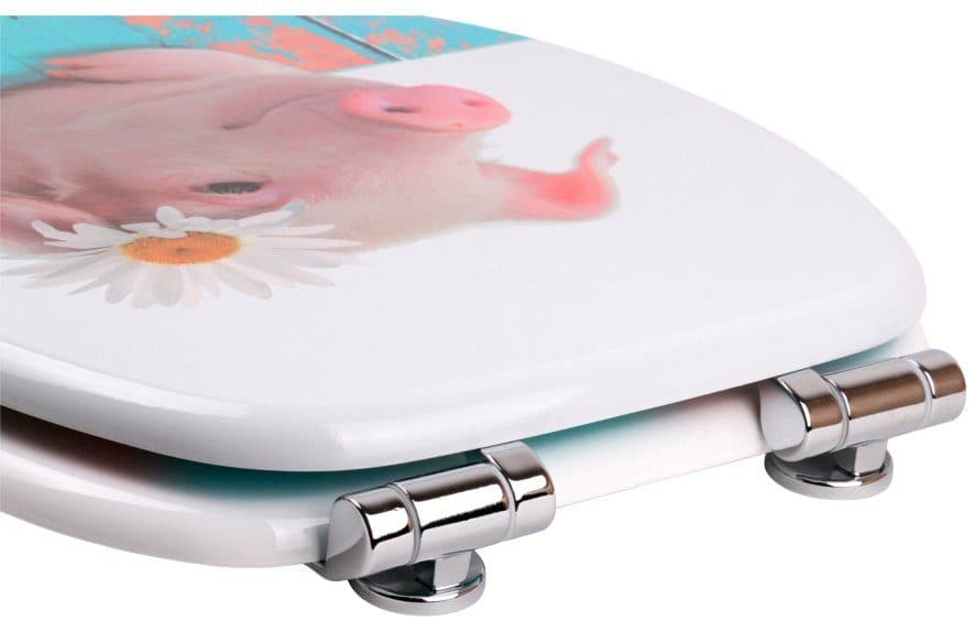 Sanilo WC-Sitz Schwein | Mehrfarbig