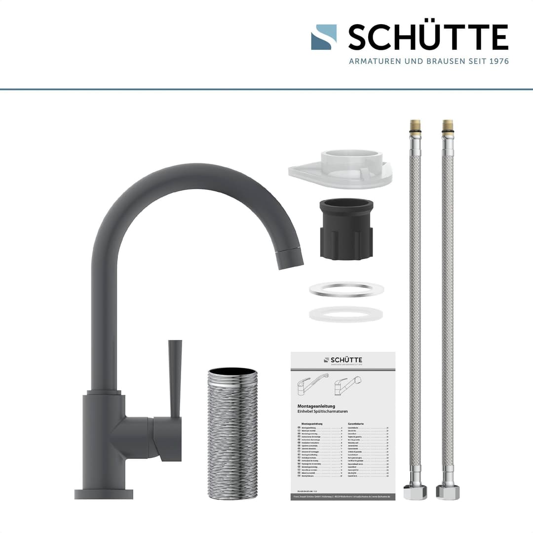 Schütte CORNWALL Spültischarmatur | Grau