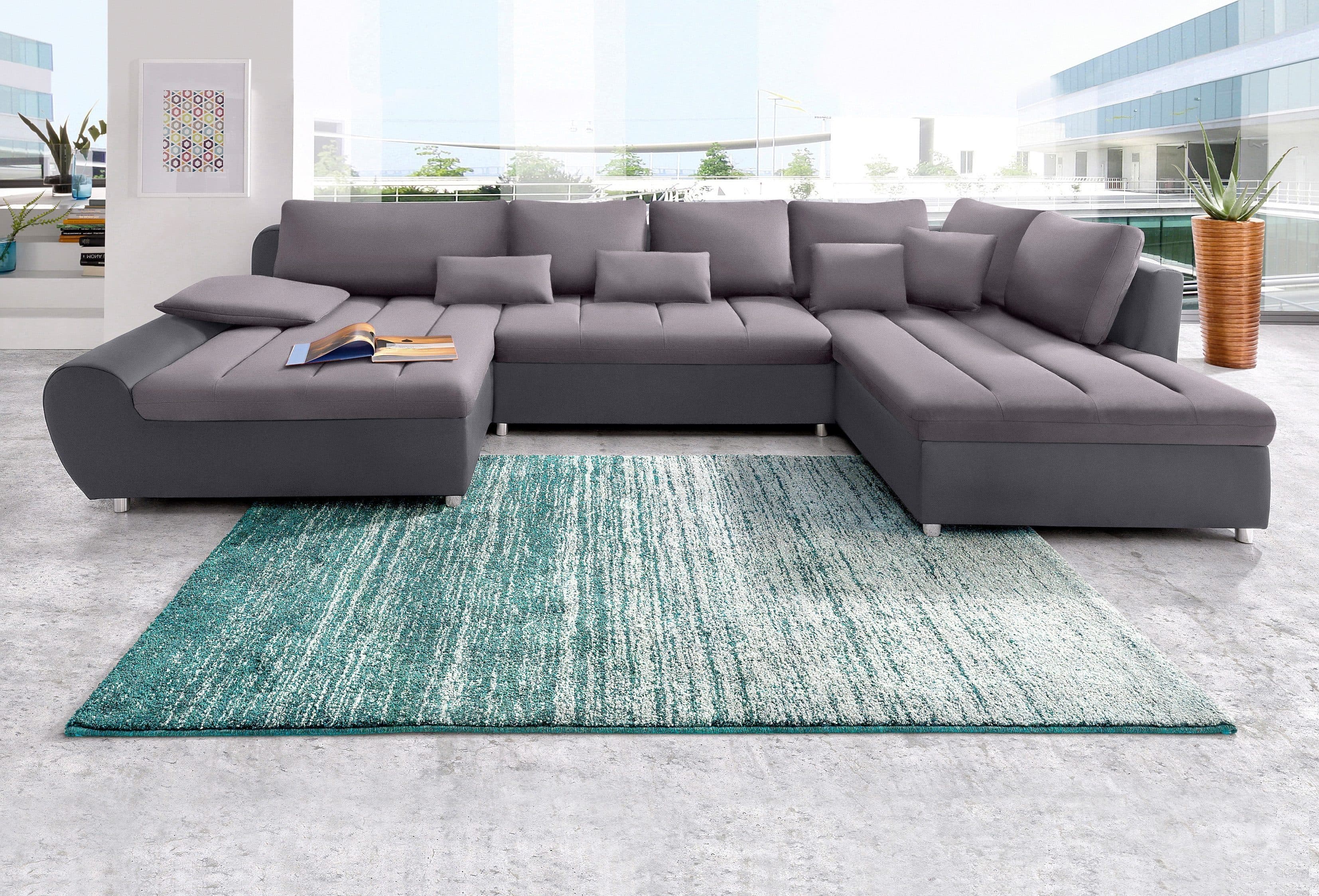 sit&more Wohnlandschaft Bandos U-Form | Grau