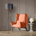 Paco Home Stehlampe Kate | Schwarz