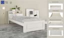 OTTO home FLAVION Massivholzbett | Weiß 2