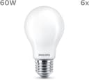 Philips LED-Leuchtmittel Classic 60W Non-Dim, E27, 6 St., Warmweiß 3