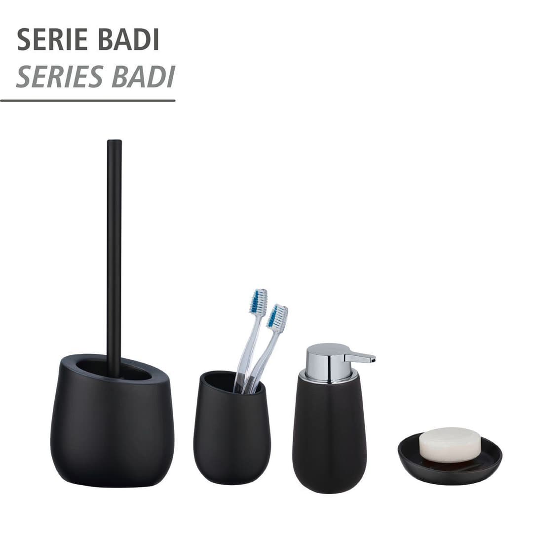Wenko Seifenspender Badi | Schwarz