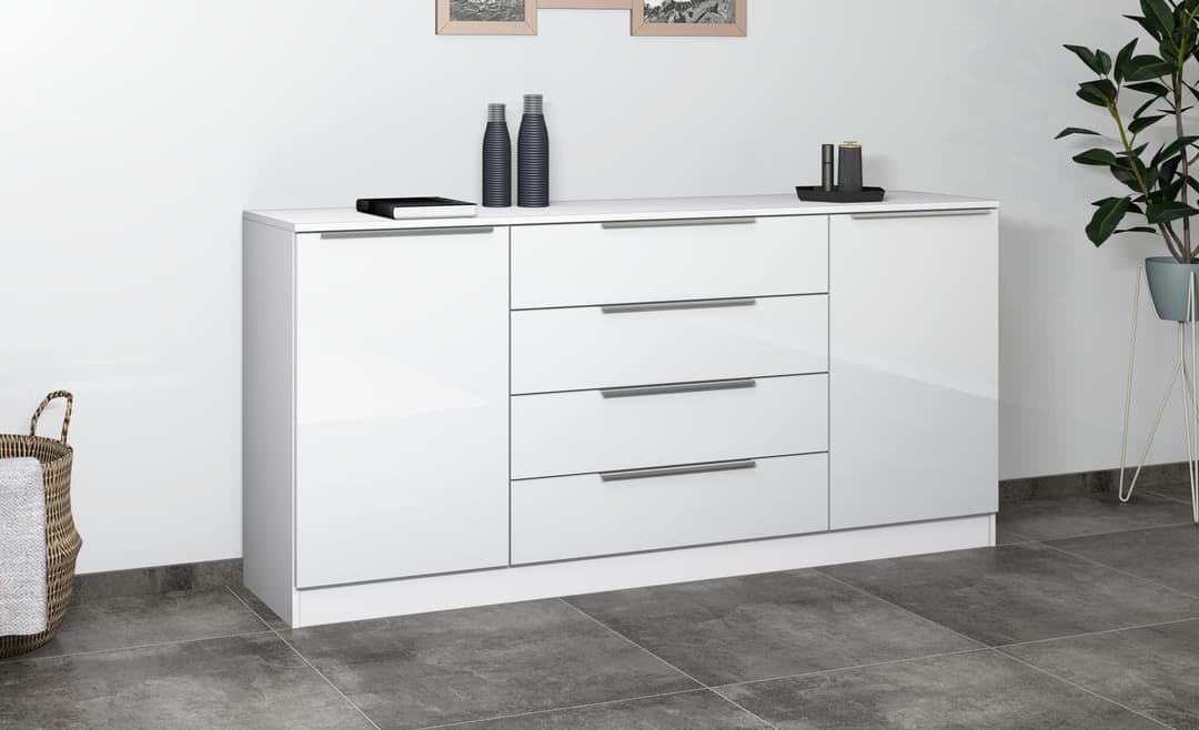 borchardt Möbel Kommode Oliva | Weiß