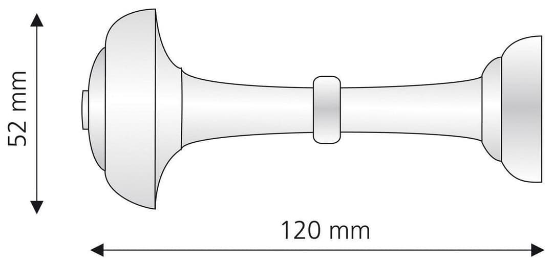 Liedeco Raffhalter | Weiß