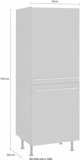 OPTIFIT Hochschrank Bern | Grau
