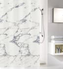 Kleine Wolke Duschvorhang Marble | Grau