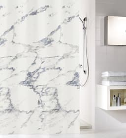 Kleine Wolke Duschvorhang Marble | Grau