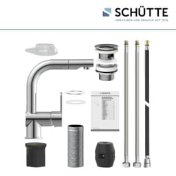 Schütte LONDON Einhebel-Mischbatterie | Silber