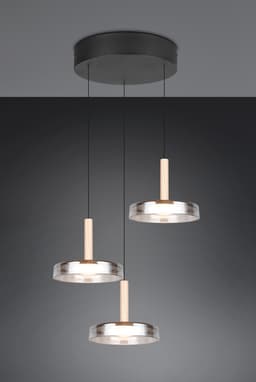 TRIO Leuchten CELESTE Pendelleuchte | Schwarz