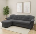 DOMO collection Ecksofa Flores Schlafsofa | Grau 2