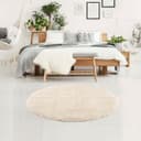 Carpet City Hochflor-Teppich Pulpy 100 | Beige