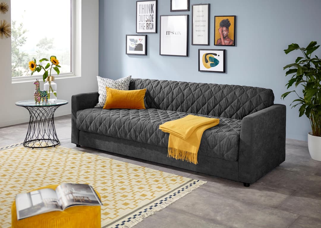 Home affaire Schlafsofa Kelly | Grau