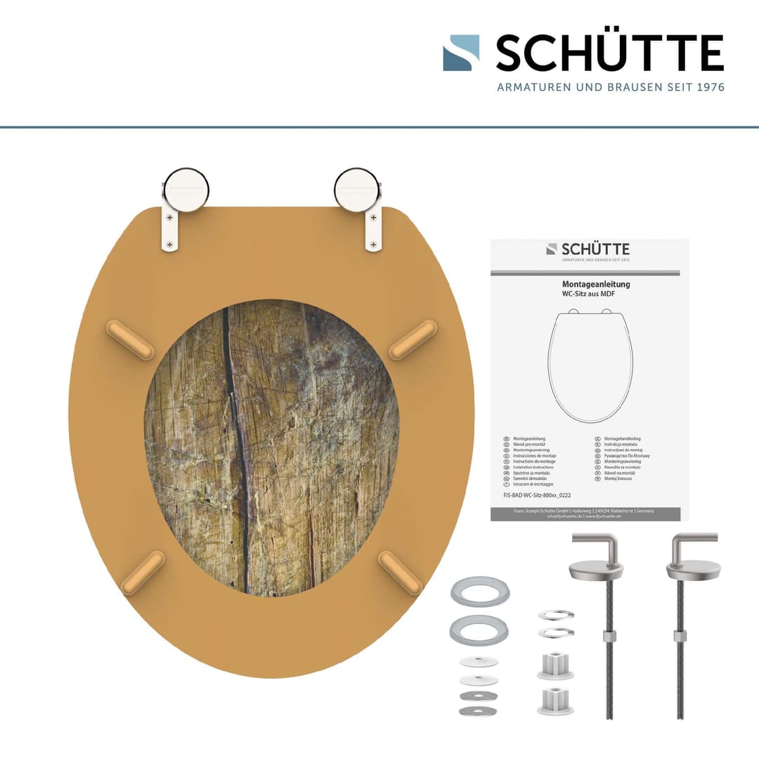 Schütte WC-Sitz Solid Wood | Holztöne