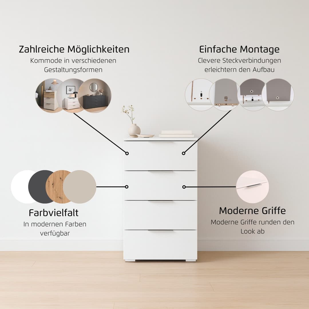rauch Highboard Sideboard ASTANA | Beige
