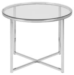 ACTONA GROUP Glastisch Cross | Silber