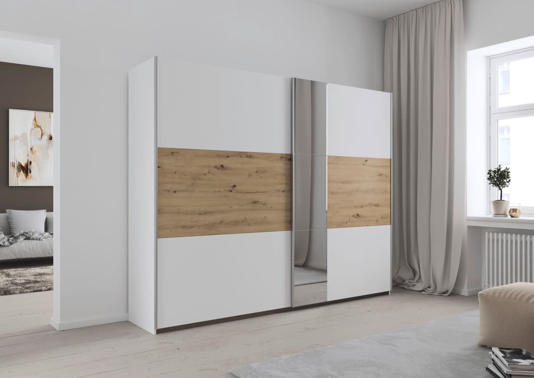 rauch Schwebetürenschrank ASTANA | Weiß