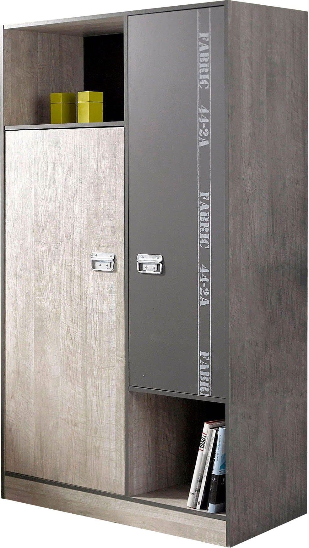 Parisot Kleiderschrank Fabric | Grau