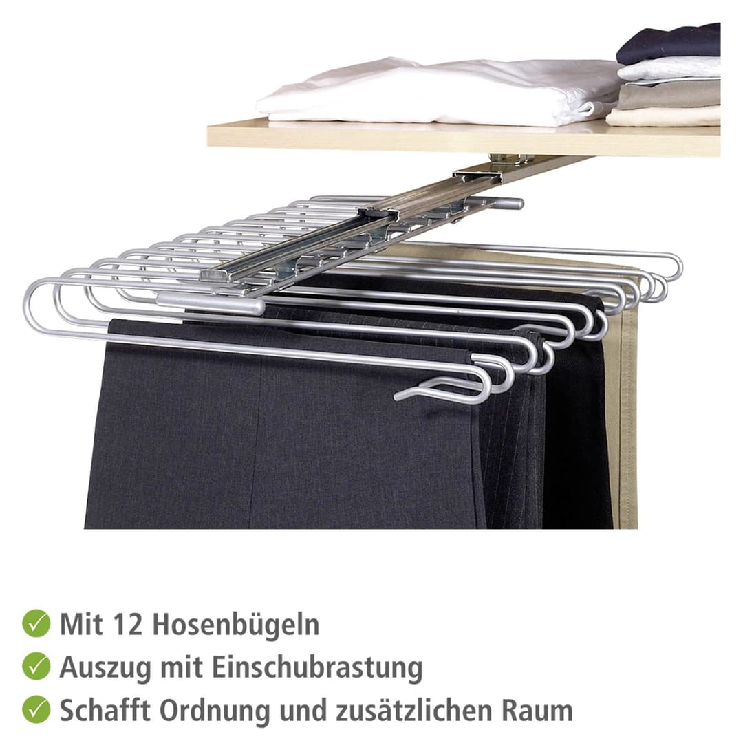 Wenko Hosenauszug Modell Universal | Silber
