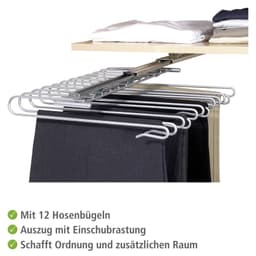 Wenko Hosenauszug Modell Universal | Silber