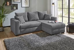 Jockenhöfer Gruppe Ecksofa Elmau L-Form | Grau