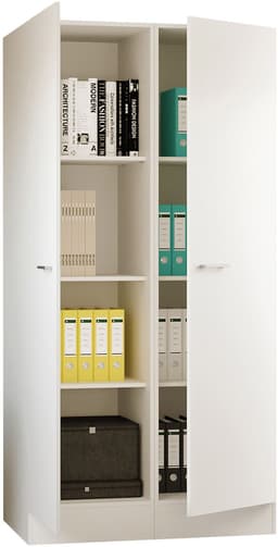 Flex-Well LUCCA Mehrzweckschrank-Set | Weiß