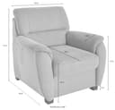 sit&more Sessel Pandora | Grau 4