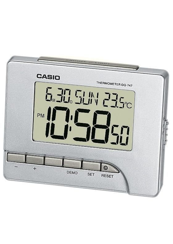 CASIO Quarzwecker DQ-747-8EF | Silber