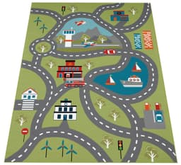 Paco Home Kinderteppich Bino 562 | Grün