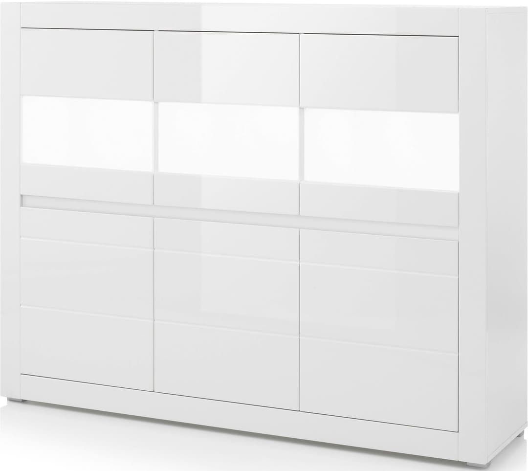 Home affaire Highboard Carat | Weiß