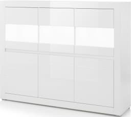 Home affaire Highboard Carat | Weiß