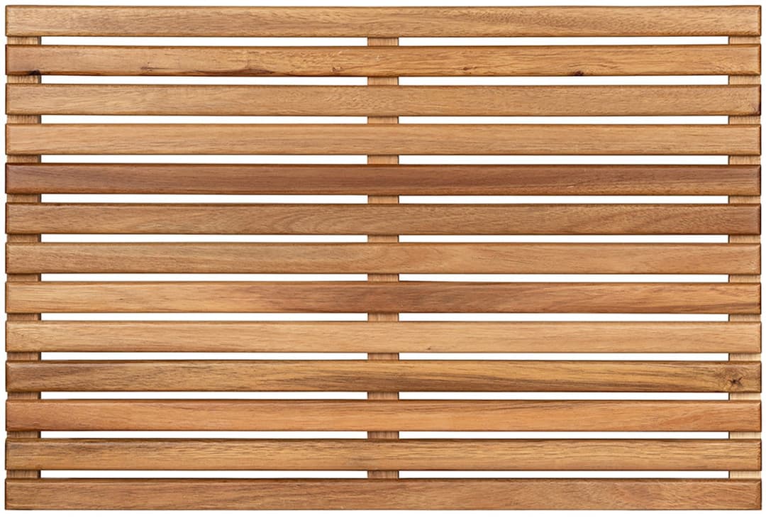WENKO Duschmatte Indoor & Outdoor Acacia | Braun
