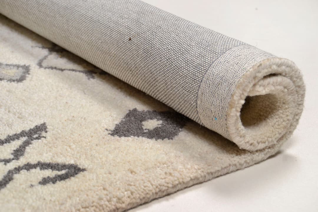 THEKO Royal Berber Wollteppich | Beige