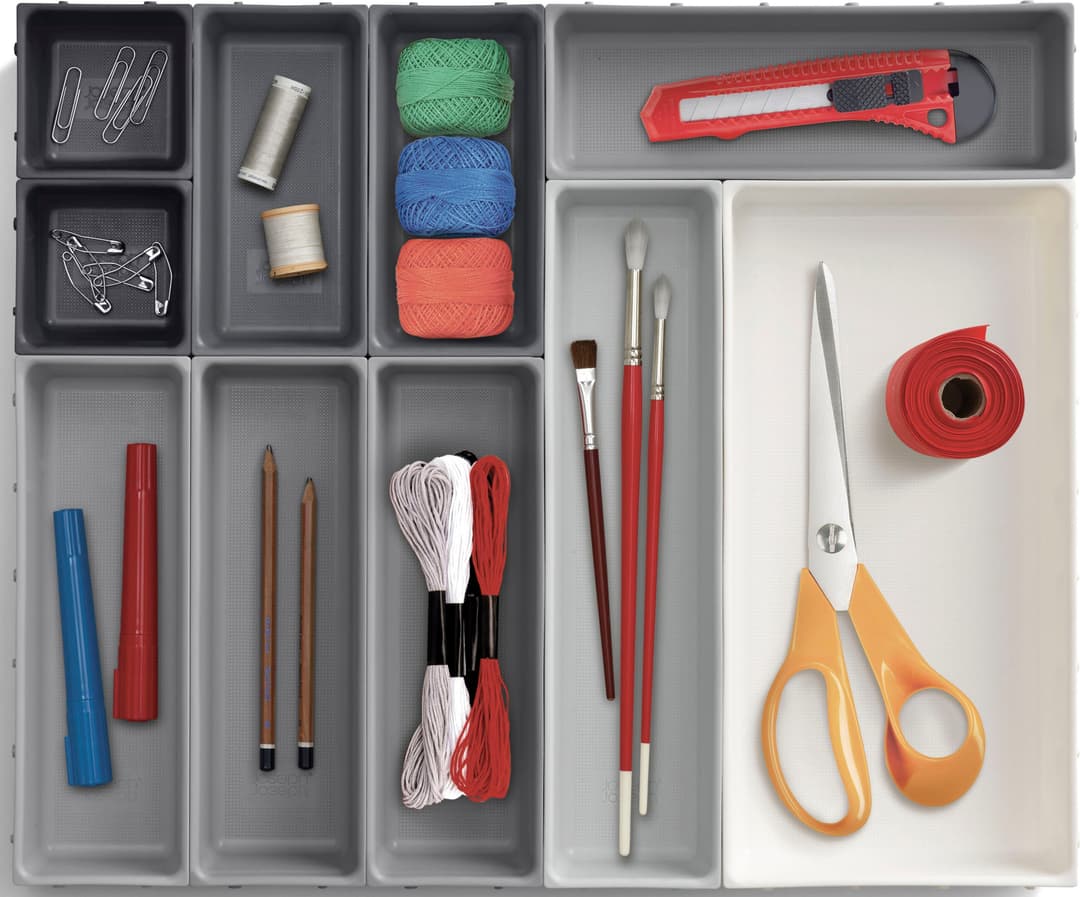 Joseph Joseph Blox Schubladen-Organizer-Set | Grau