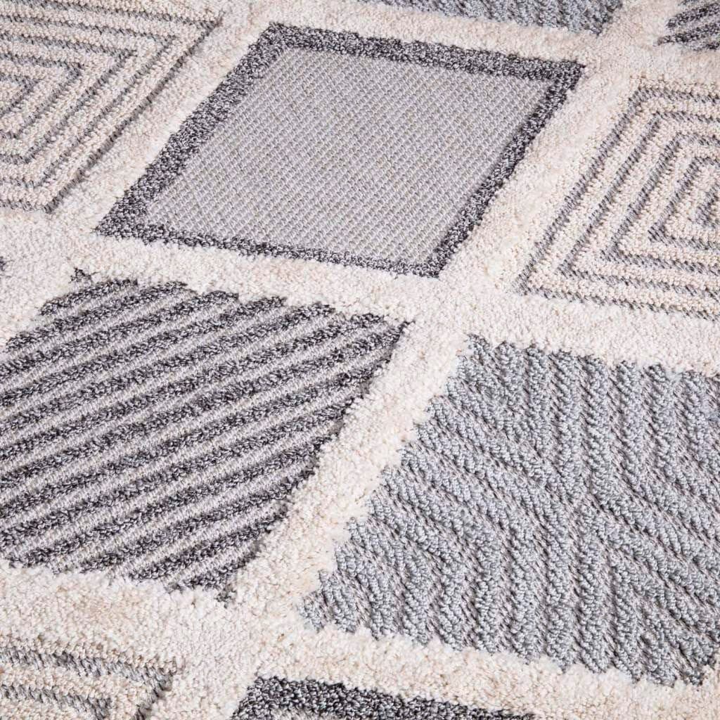 Carpet City Hochflor-Teppich Valencia 731 | Grau