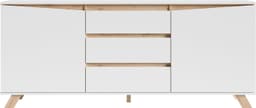 byLIVING Sideboard Valentin | Weiß