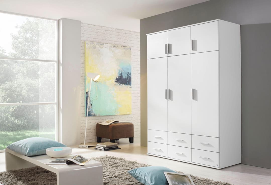 rauch Kleiderschrank KEMI | Weiß