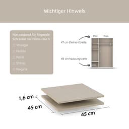 rauch Einlegeboden Zubehör | Beige