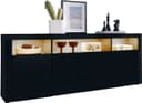 borchardt Möbel Sideboard Santa Fe | Schwarz