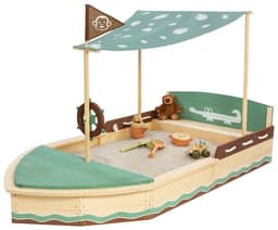 MUDDY BUDDY® Sandkasten Jungle King | Holztöne