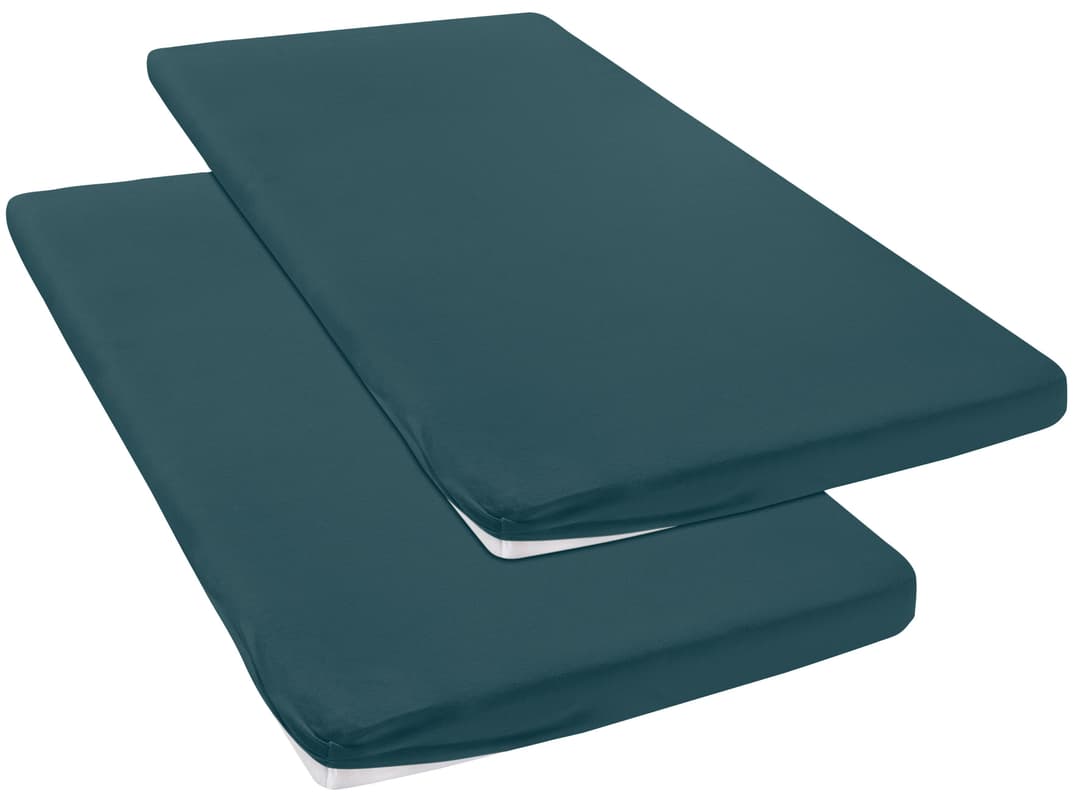 OTTO home Spannbettlaken Topper Basic | Türkis
