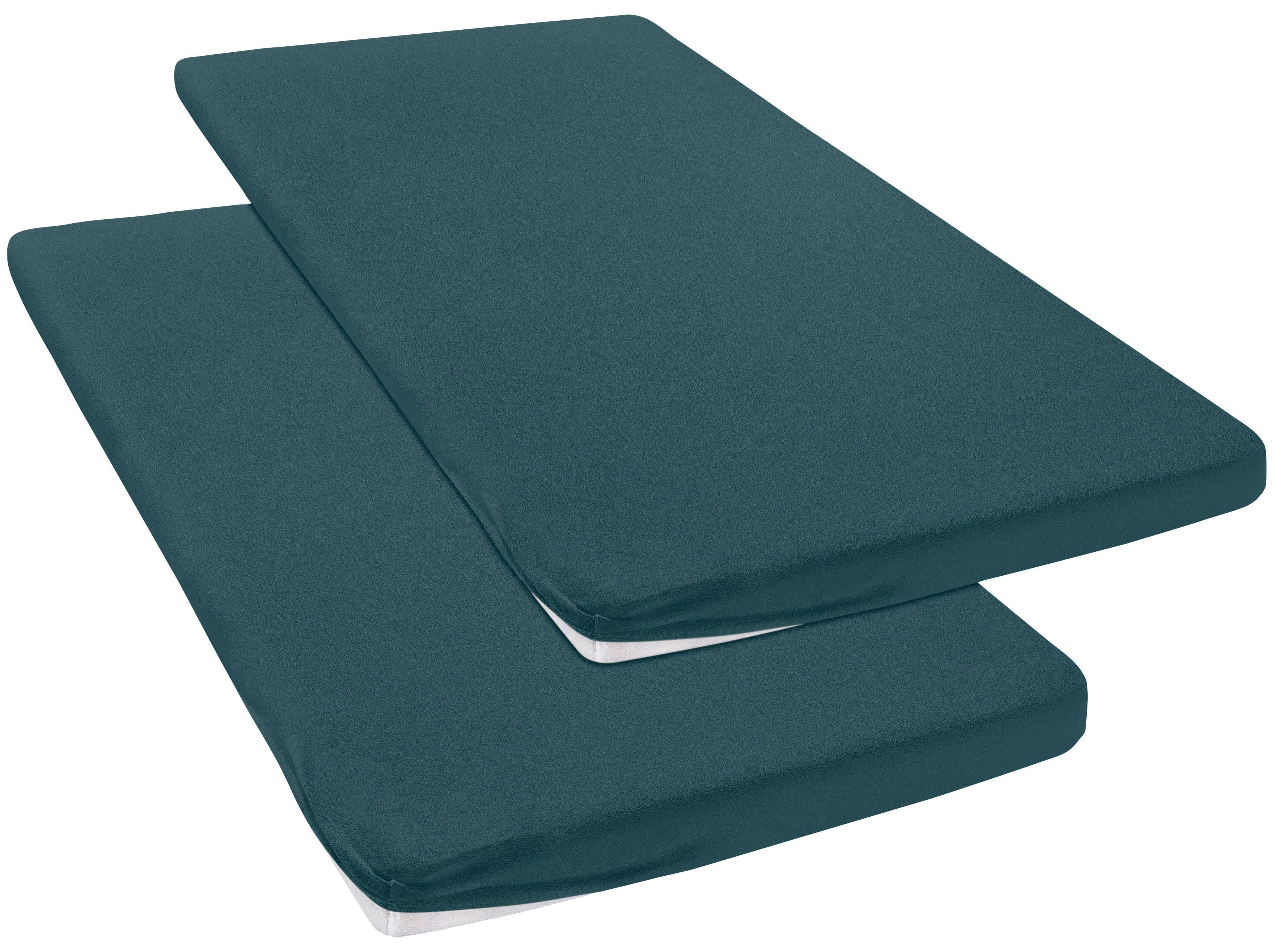OTTO home Spannbettlaken Topper Basic | Türkis