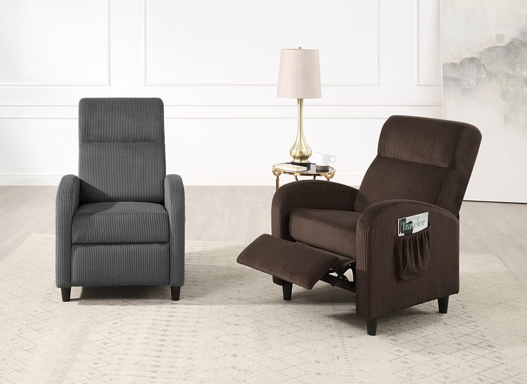 ATLANTIC home collection Relaxsessel Tom | Grau