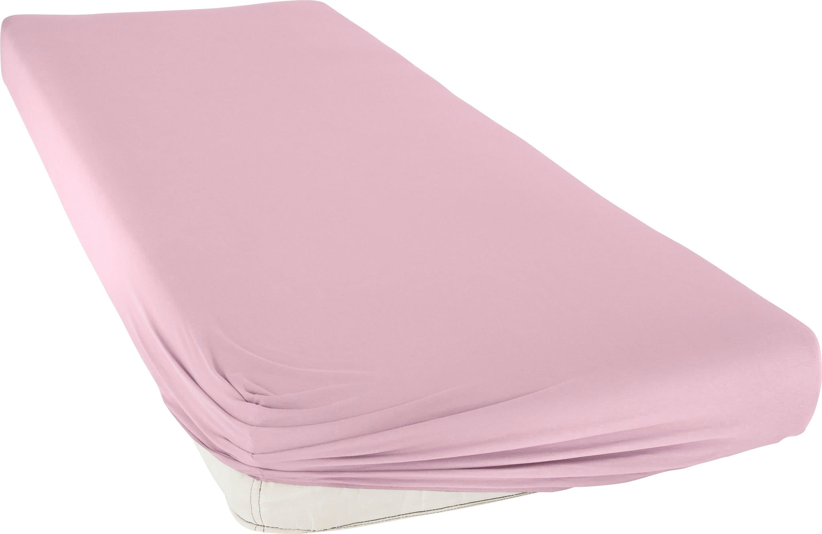 bellana Spannbettlaken Melone | Rosa