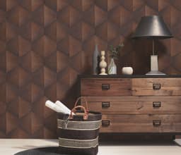 Fashion for walls Prisma Vliestapete | Braun