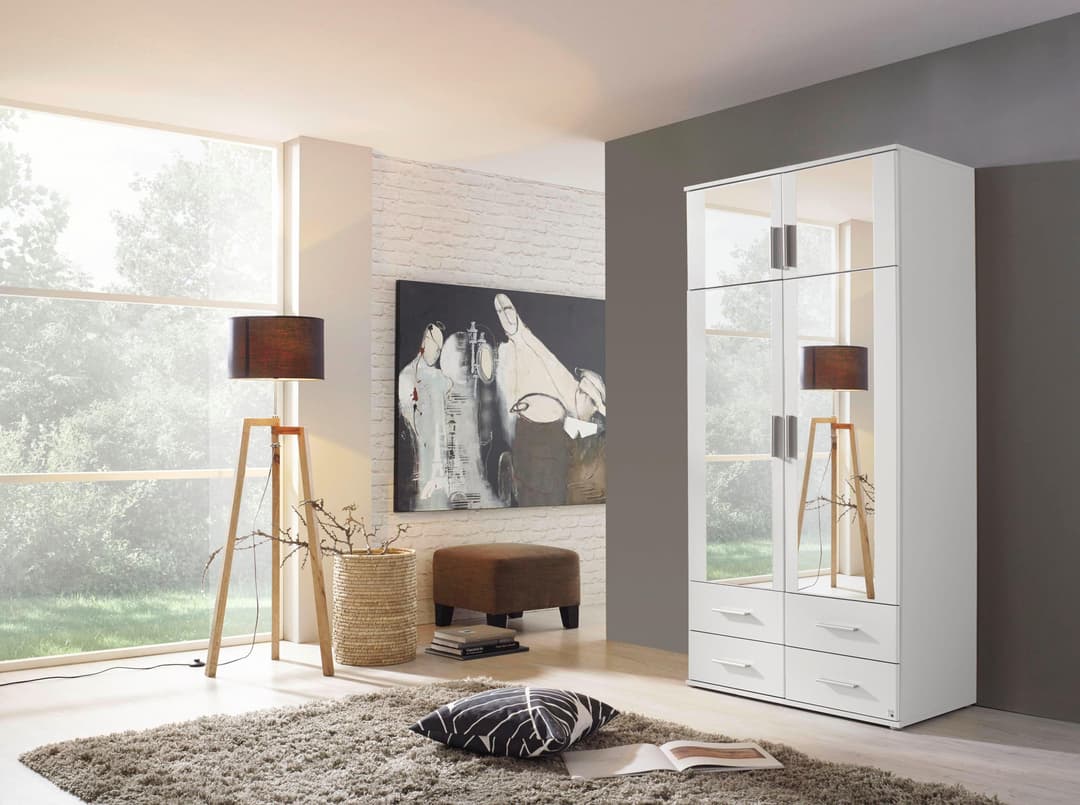 rauch Kleiderschrank Kemi | Weiß