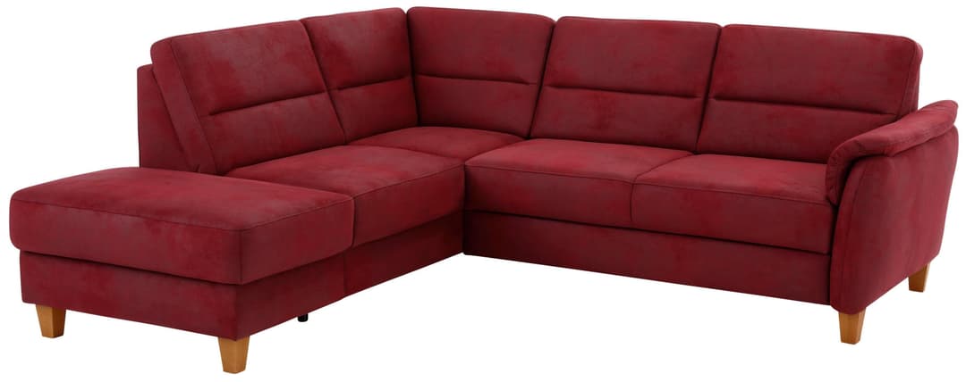 Home affaire Ecksofa Palmera L-Form | Rot