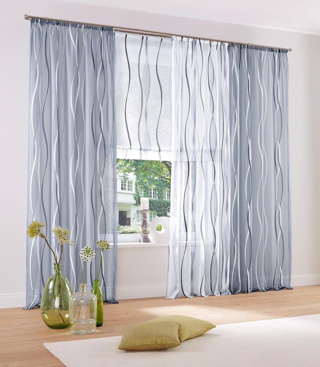 OTTO home Gardine Dimona | Grau