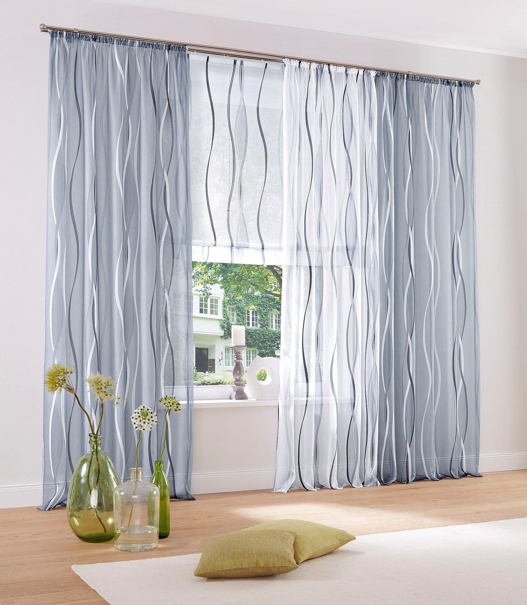 OTTO home Gardine Dimona | Grau