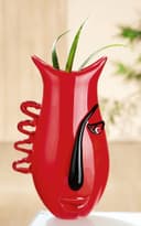 GILDE GLAS art Tischvase Red Vase | Rot 2